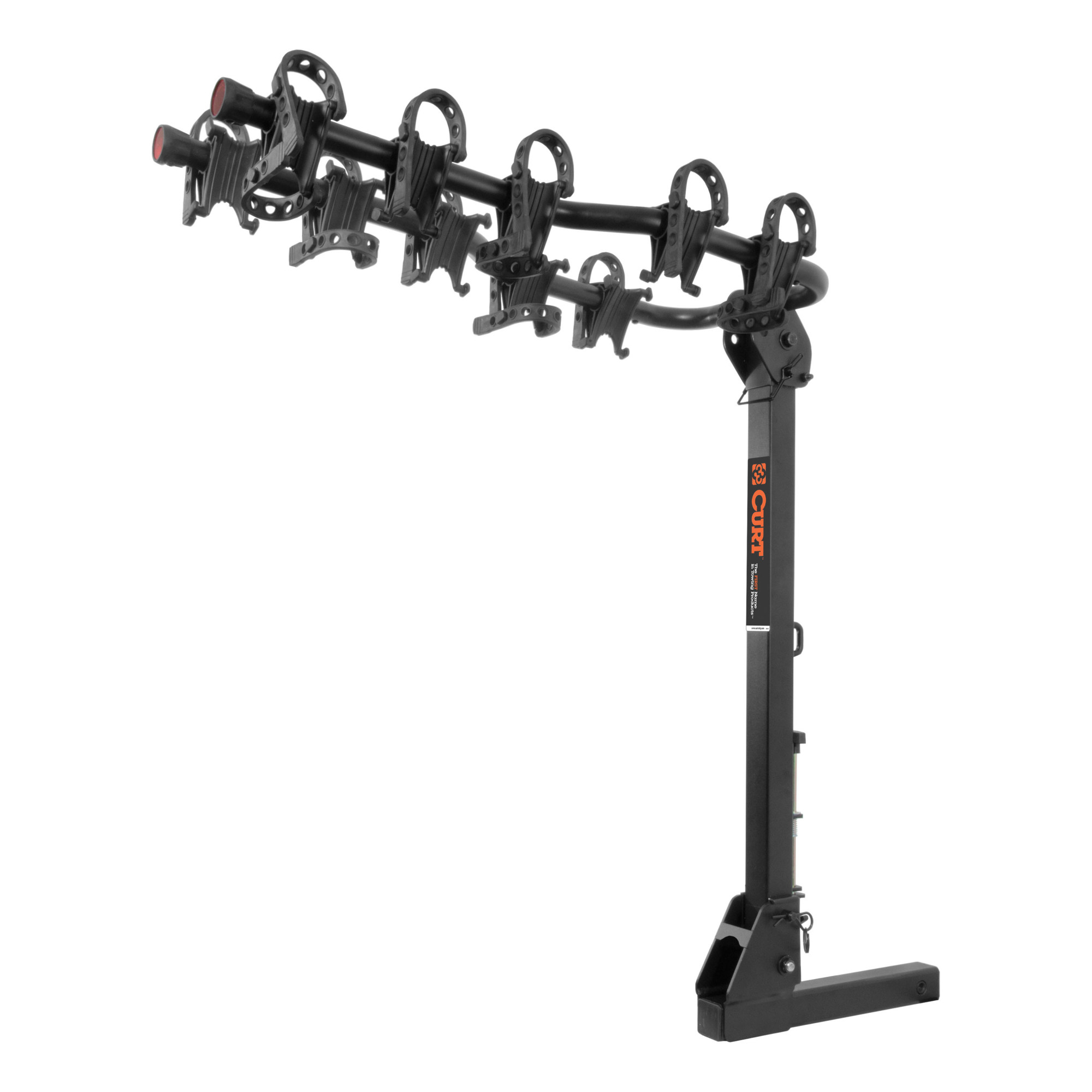 Curt Manufacturing, Premium Trailer Hitch Bike Rack Mount, Bike Capacity 5 Load Capacity 225 lb, Model# 18065